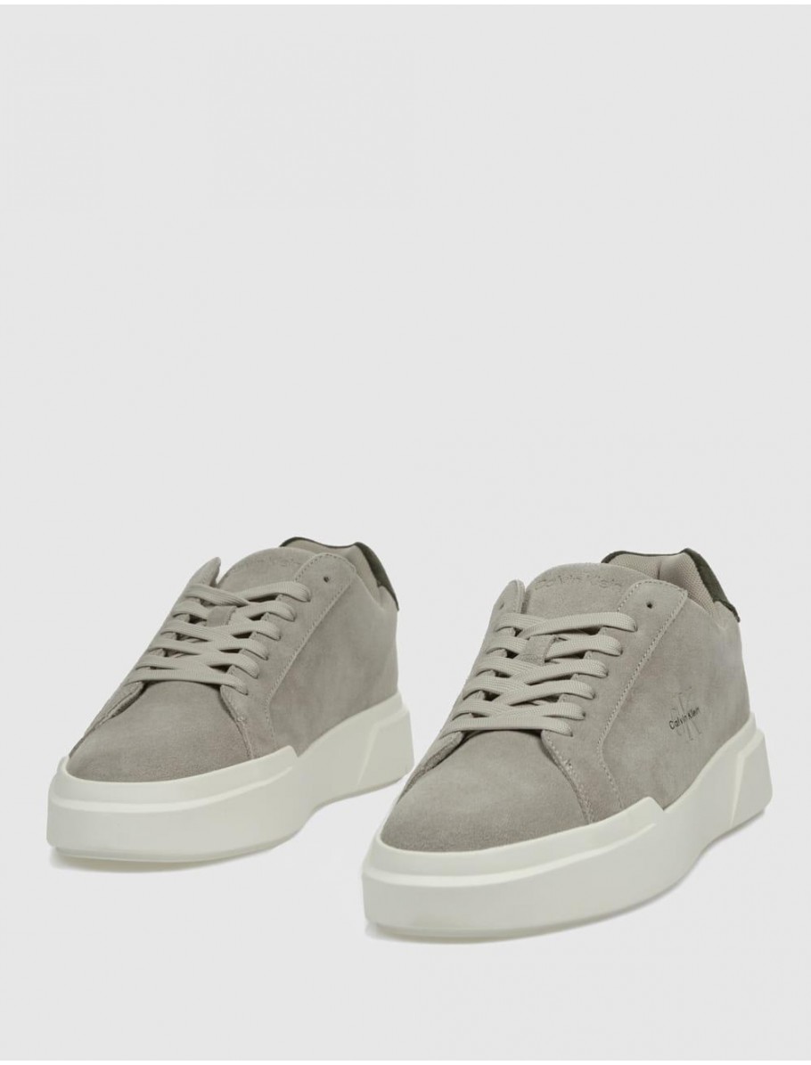 ZAPATILLA CALVIN KLEIN CHUNKY CUPSOLE LACEUP SU TAUPE