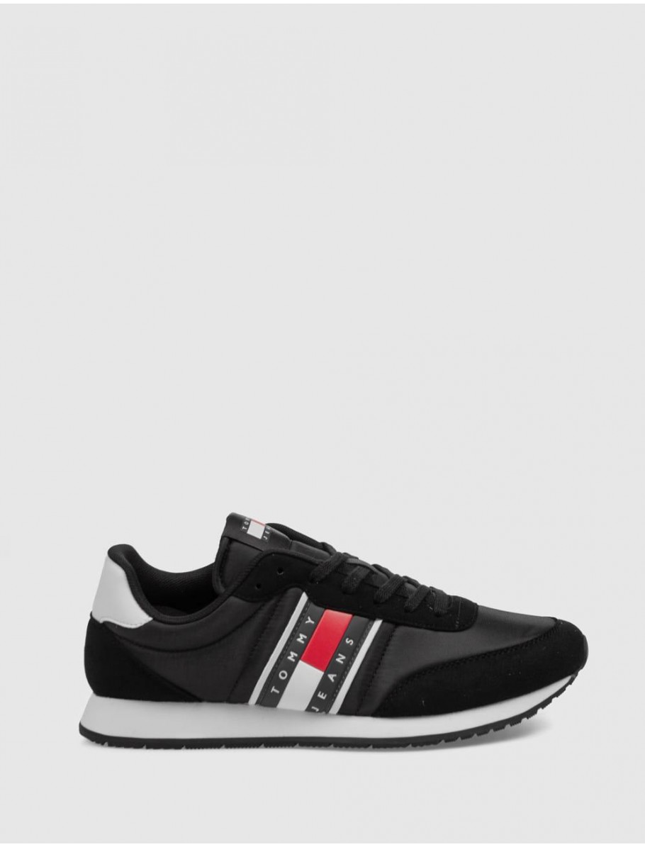 ZAPATILLA TOMMY HILFIGER TJM CLASSIC RUNNER NEGRO