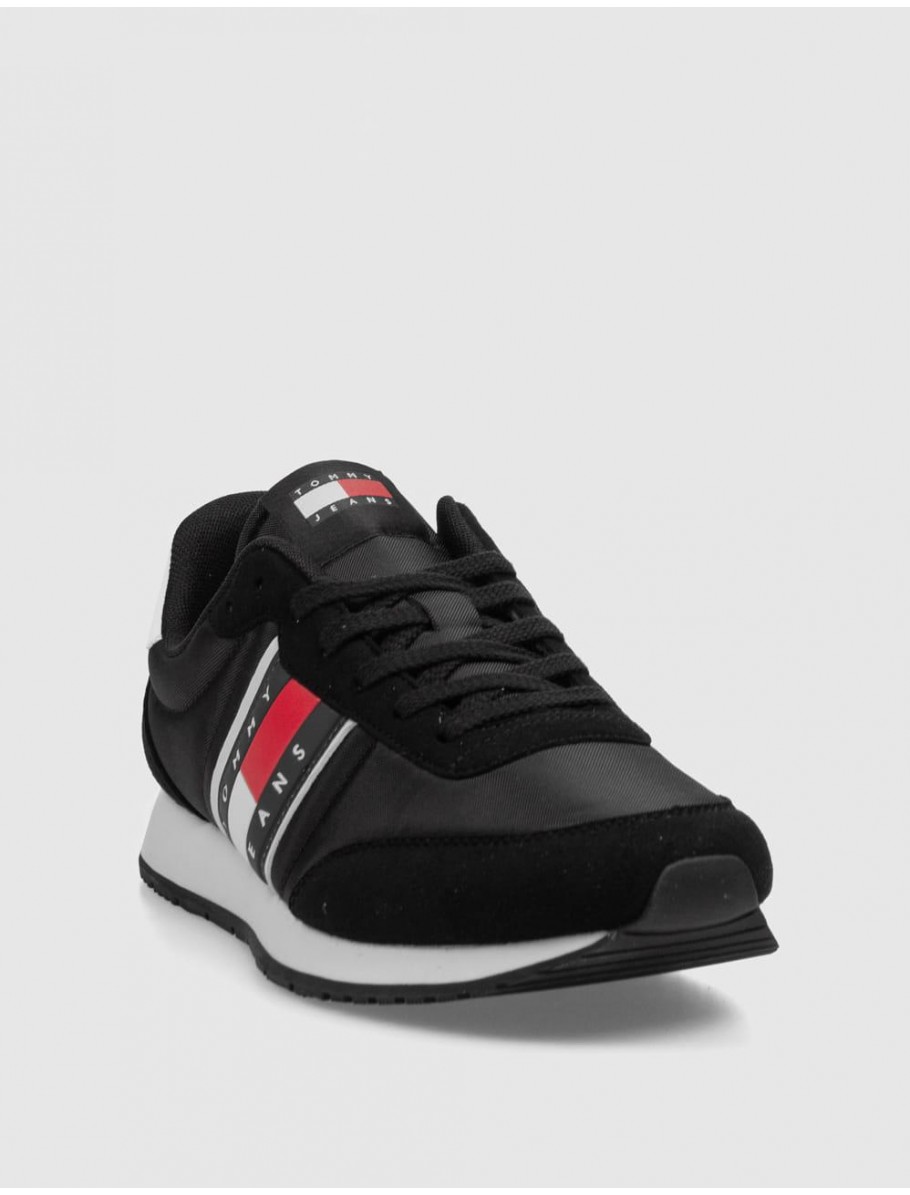 ZAPATILLA TOMMY HILFIGER TJM CLASSIC RUNNER NEGRO