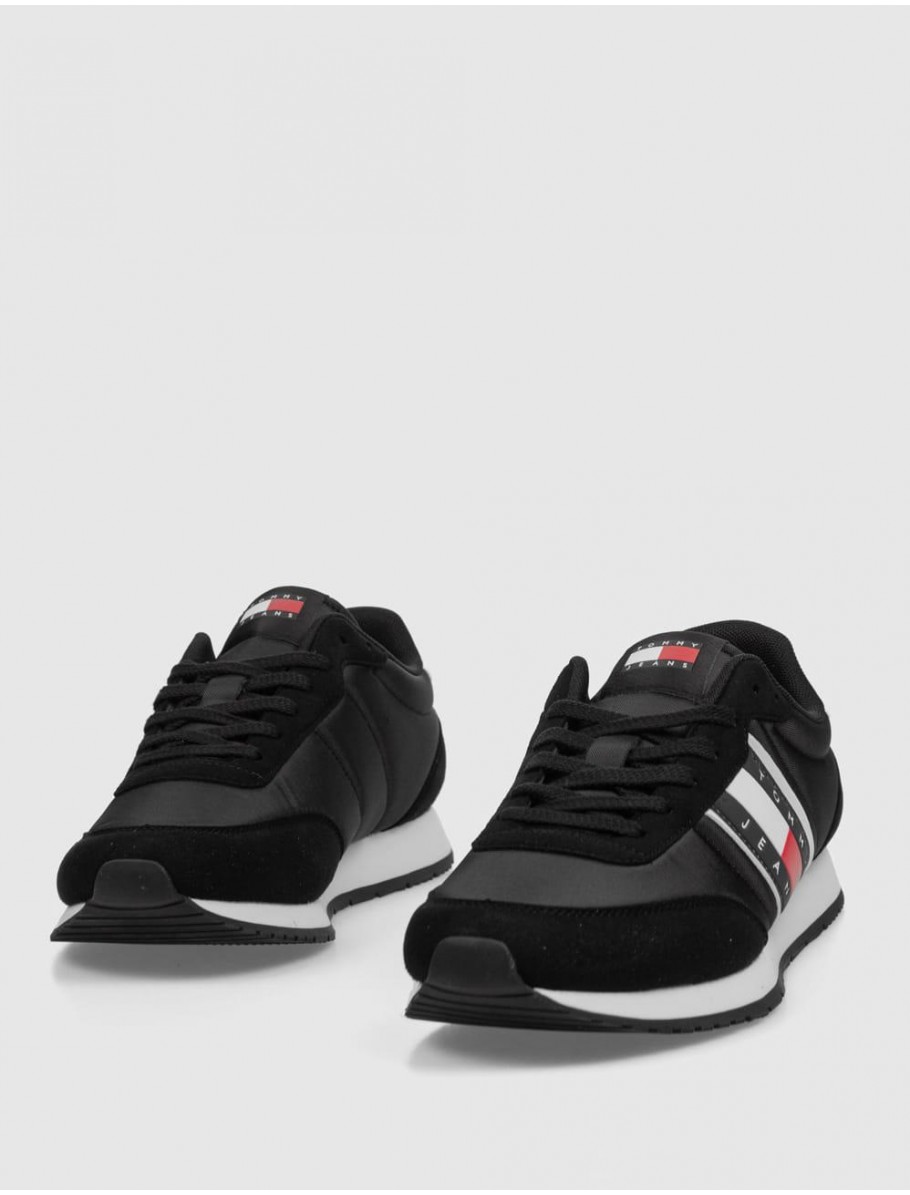 ZAPATILLA TOMMY HILFIGER TJM CLASSIC RUNNER NEGRO