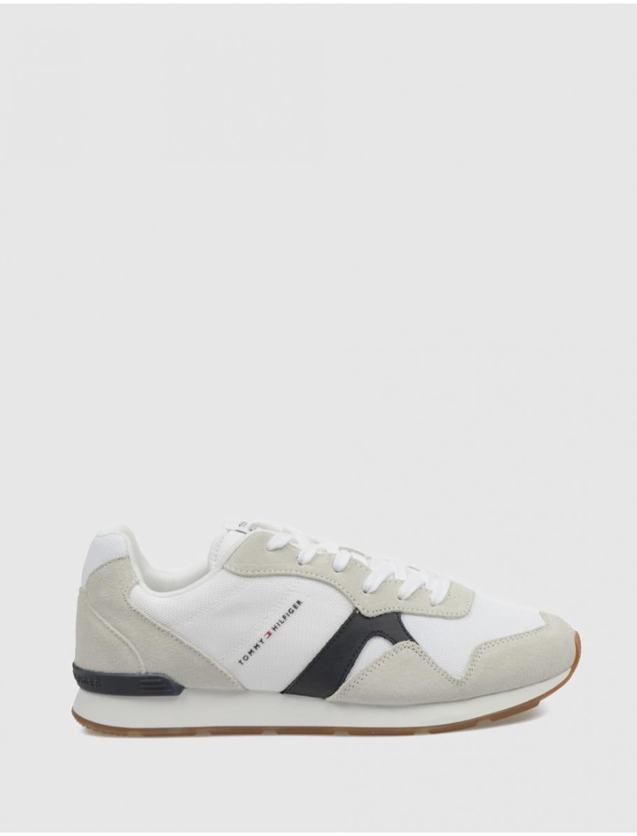 ZAPATILLA TOMMY HILFIGER RUNNER ICON MIX BLANCO