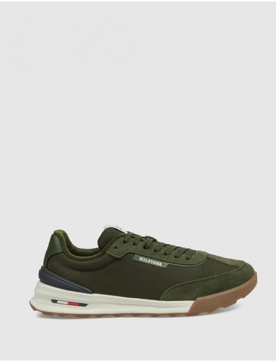 ZAPATILLA TOMMY HILFIGER NU RETRO RUNNER SEASONAL VERDE