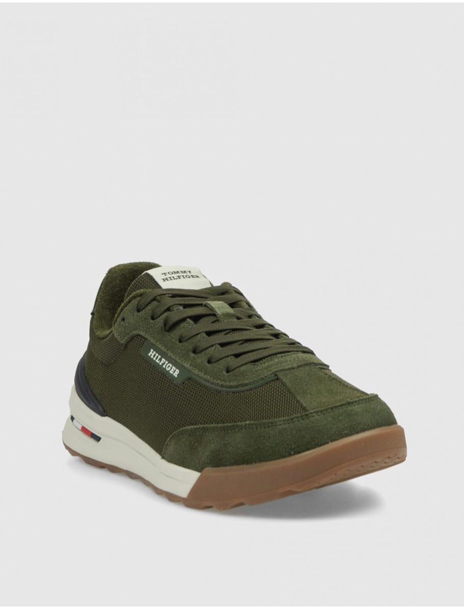 ZAPATILLA TOMMY HILFIGER NU RETRO RUNNER SEASONAL VERDE