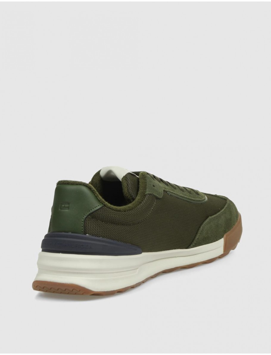 ZAPATILLA TOMMY HILFIGER NU RETRO RUNNER SEASONAL VERDE