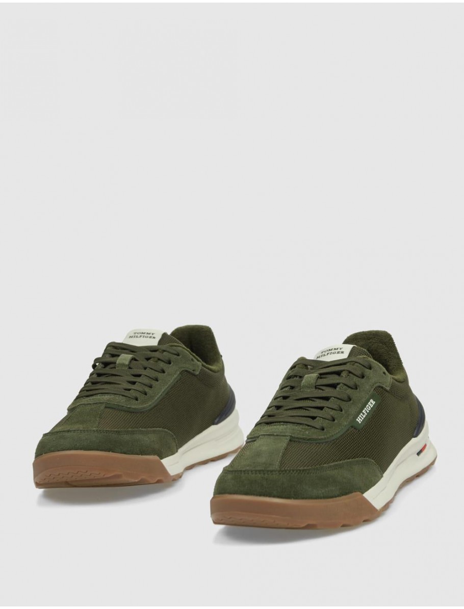 ZAPATILLA TOMMY HILFIGER NU RETRO RUNNER SEASONAL VERDE