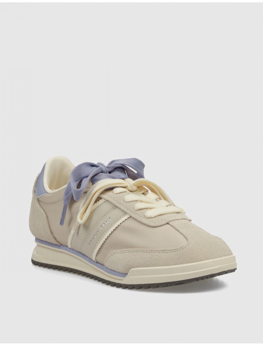 ZAPATILLA TOMMY HILFIGER TJW LOW PROFILE RUNNER BEIG