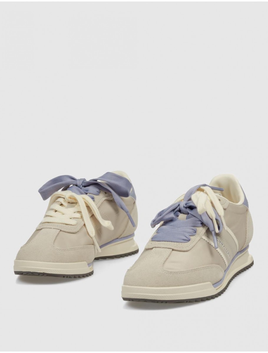 ZAPATILLA TOMMY HILFIGER TJW LOW PROFILE RUNNER BEIG