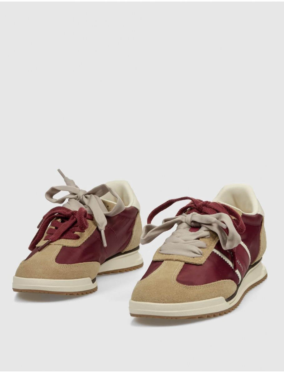 ZAPATILLA TOMMY HILFIGER TJW LOW PROFILE RUNNER BURDEOS