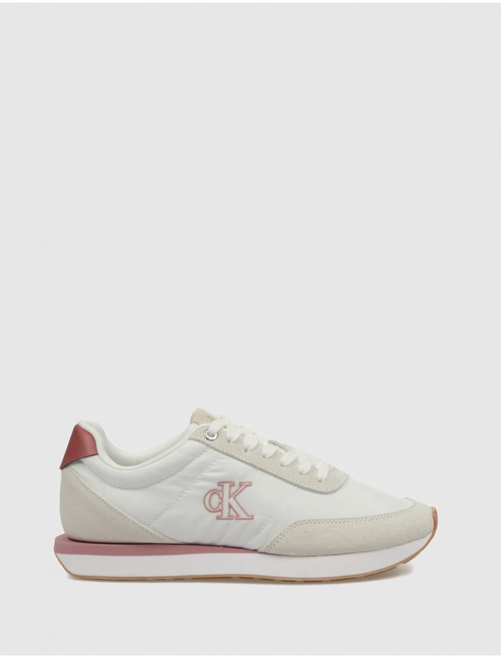 ZAPATILLA CALVIN KLEIN RETRO RUNNER ESS MIX MAT BLANCO