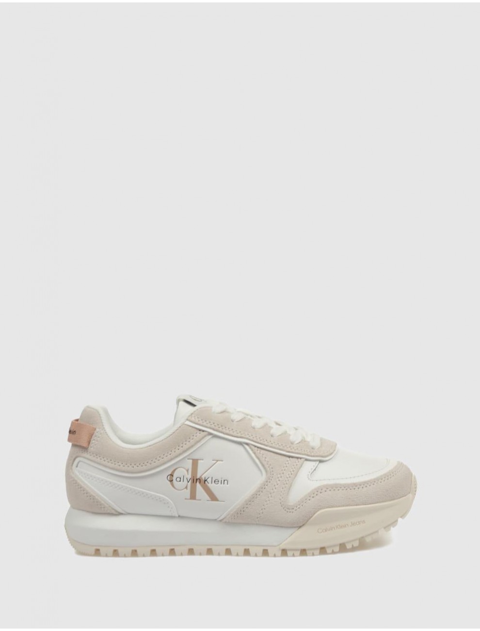 ZAPATILLA CALVIN KLEIN TOOTHY RUNNER LACEUP MIX BLANCO