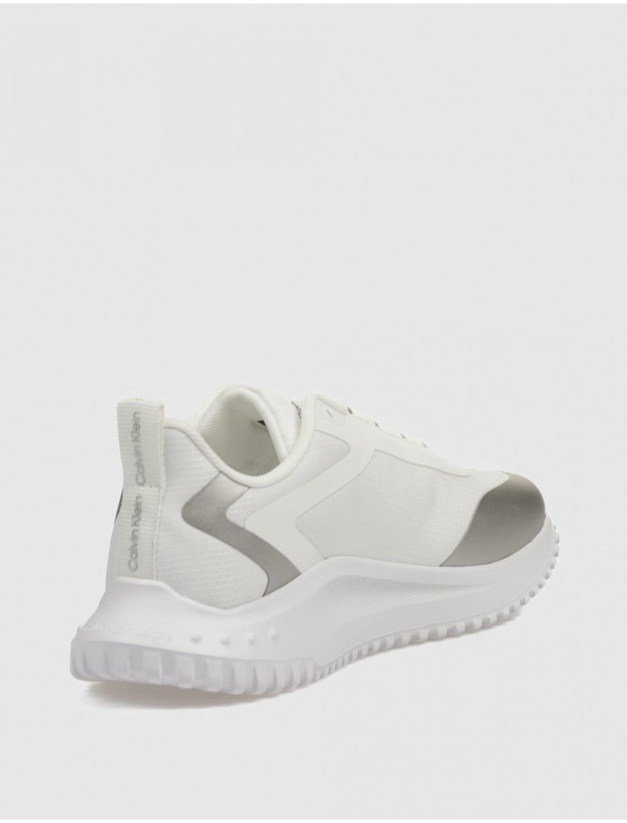ZAPATILLA CALVIN KLEIN EVA RUNNER LOW LACE MIX ML WN BLANCO