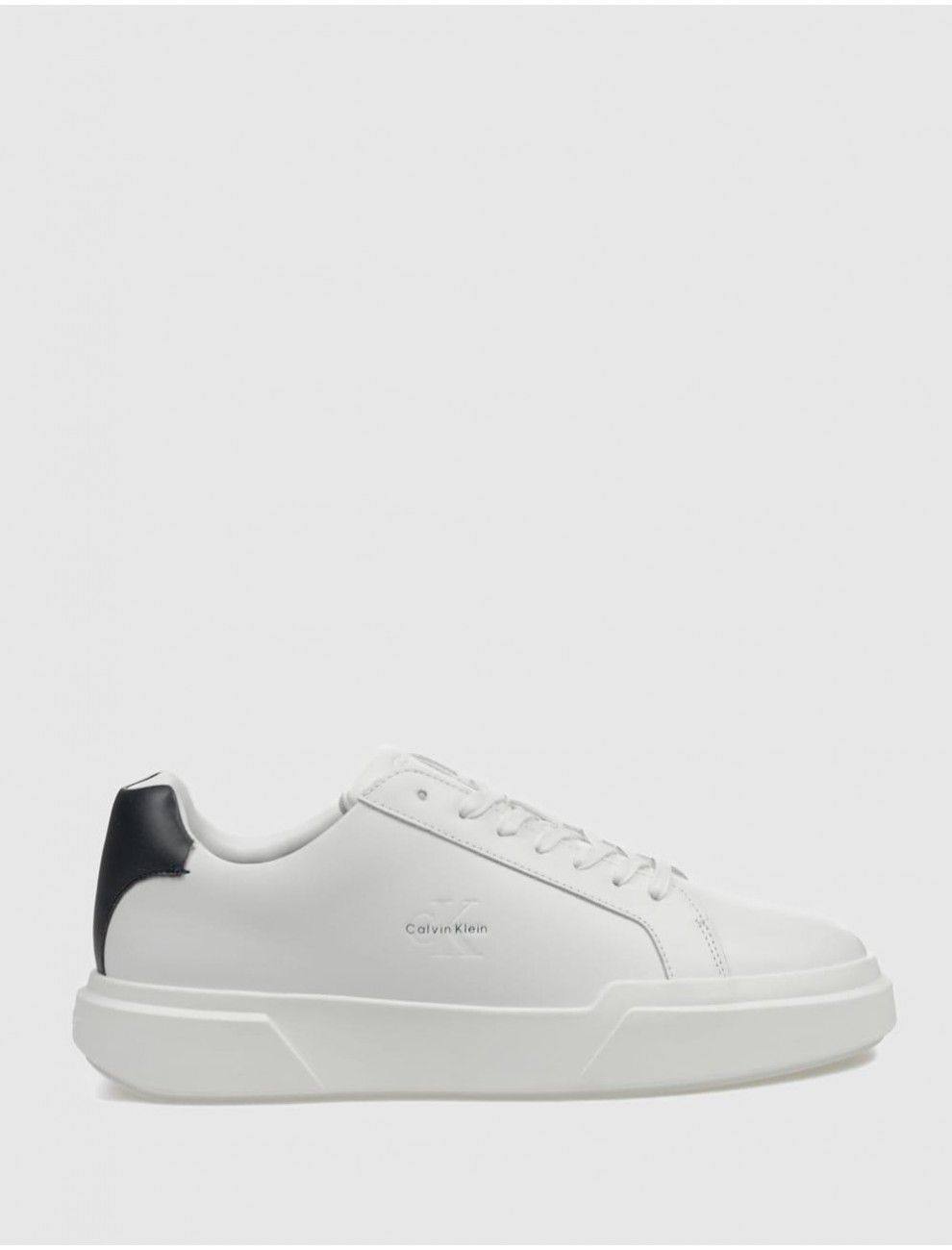 ZAPATILLA CALVIN KLEIN CHUNKY CUPSOLE LACEUP LTH BLANCO