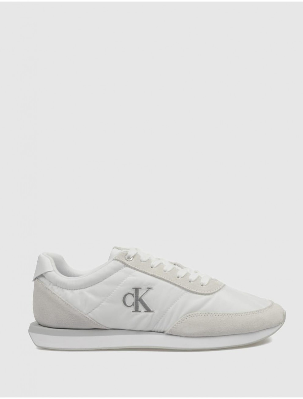 ZAPATILLA CALVIN KLEIN RETRO RUNNER ESS MIX MAT BLANCO