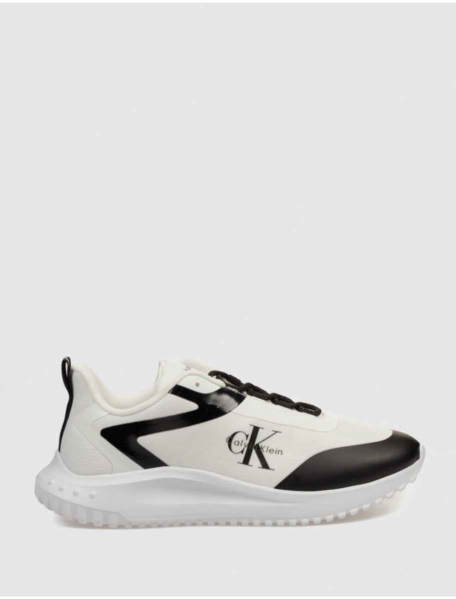 ZAPATILLA CALVIN KLEIN EVA RUNNER LOW LACE ML BLANCO