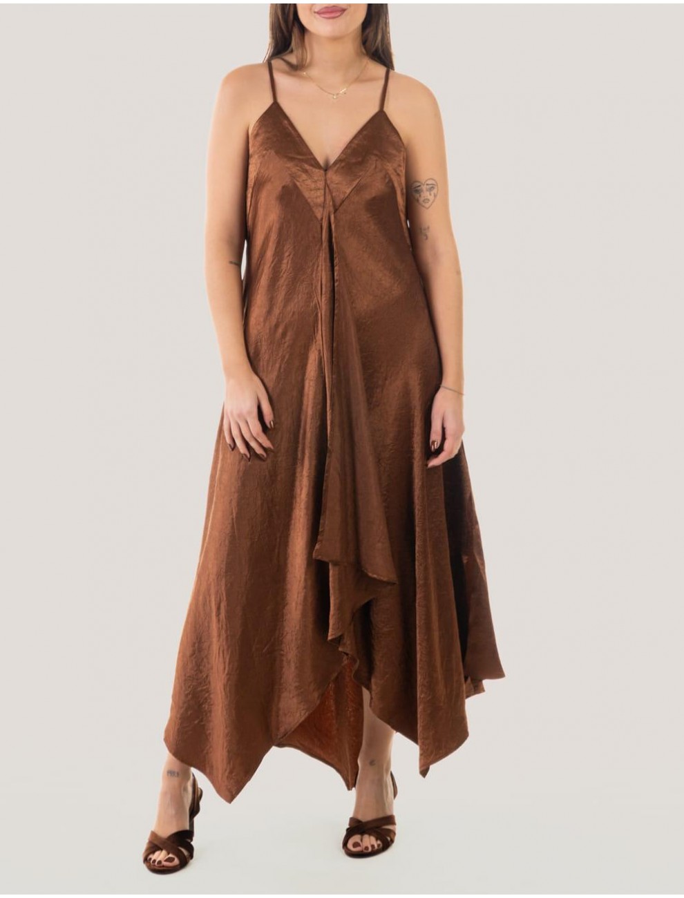 VESTIDO OBVIO JENA MARRoN