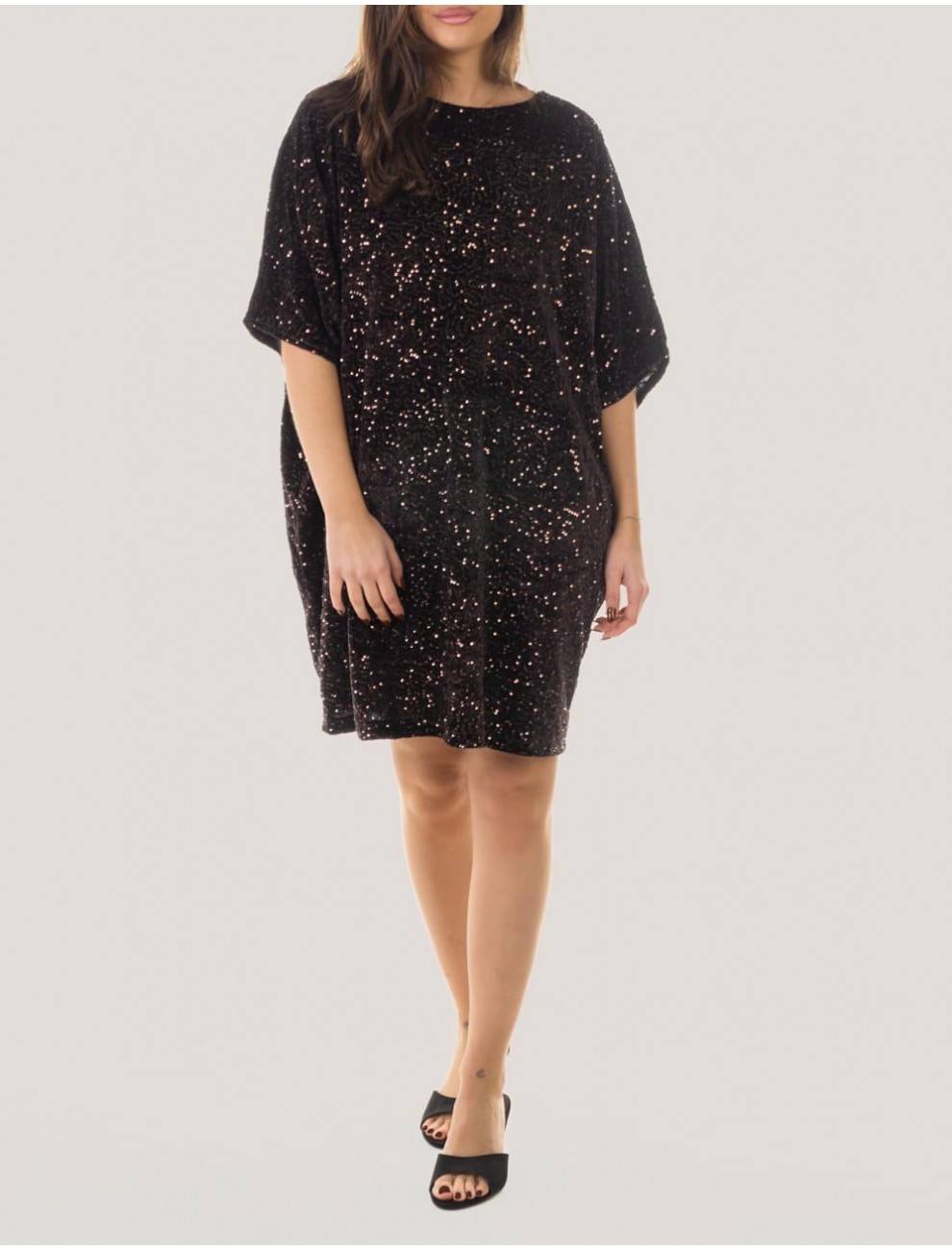 VESTIDO OBVIO ABBIE MARRoN