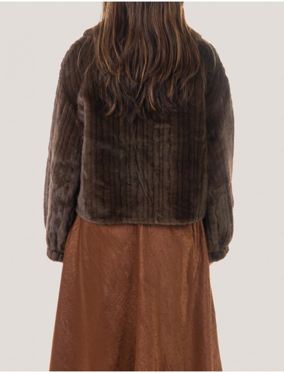 CHAQUETA OBVIO DALLAS MARRoN