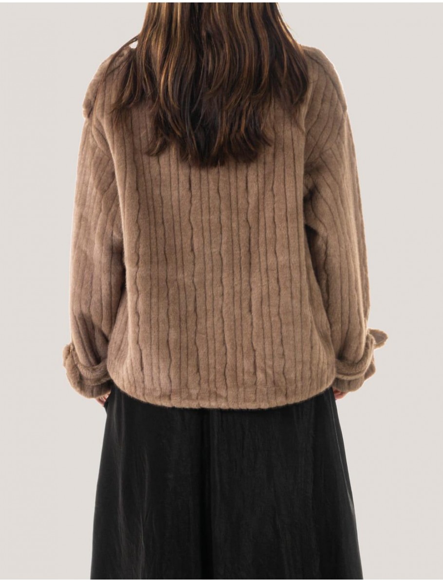 CHAQUETA OBVIO BONNIE TAUPE