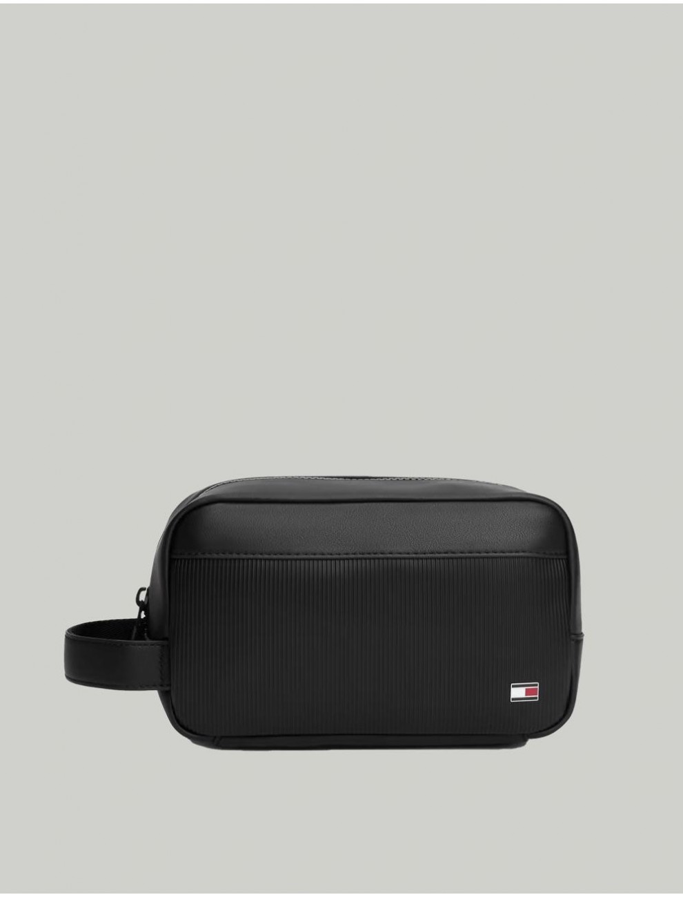 BOLSO TOMMY HILFIGER TH FLAG WASHBAG NEGRO