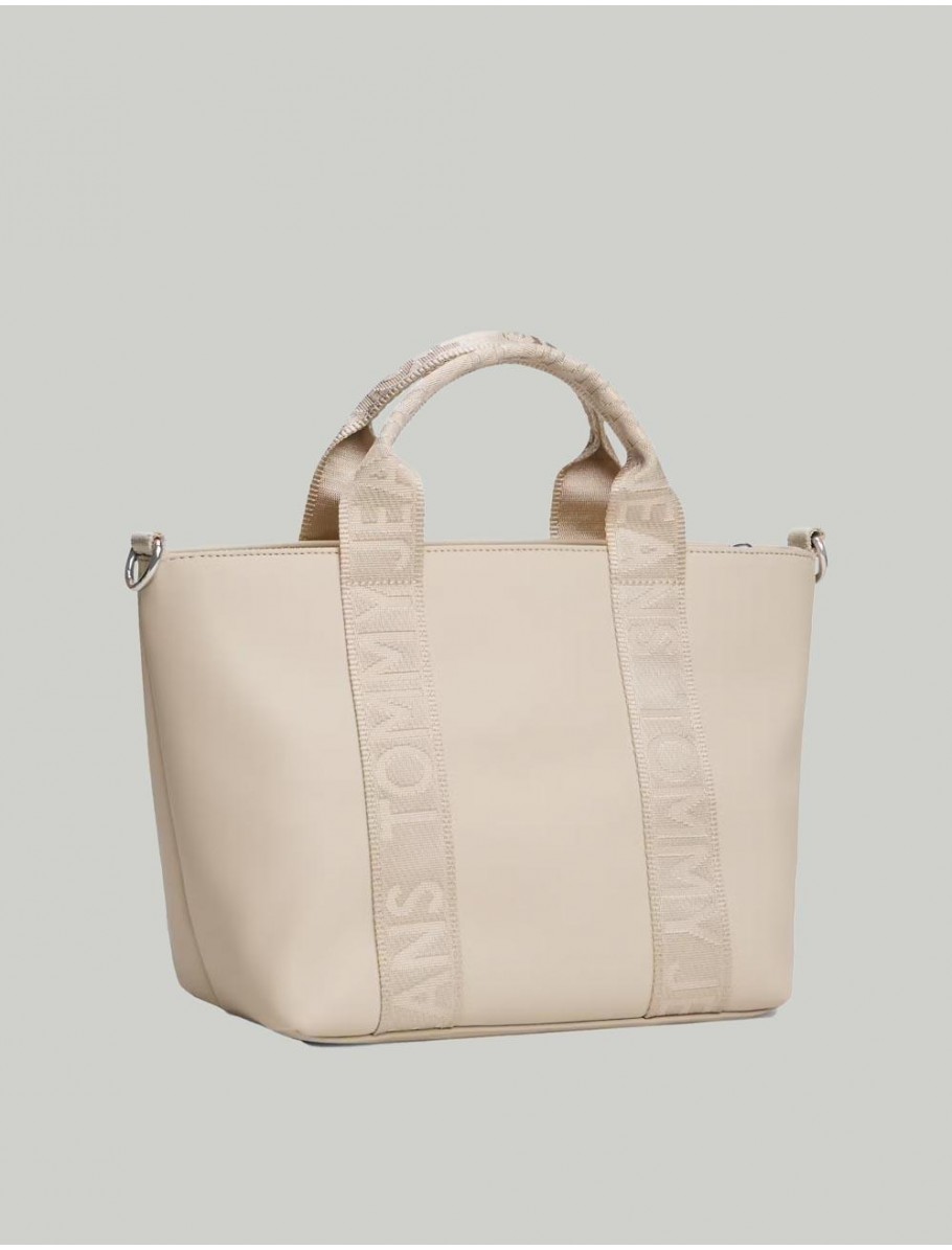 BOLSO TOMMY HILFIGER TJW DAILY ELEVATED MINI TOTE BEIG