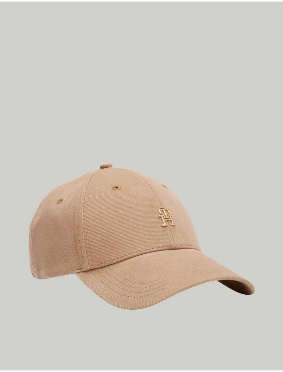 GORRA TOMMY HILFIGER ELEVATED CHIC CAP BEIG