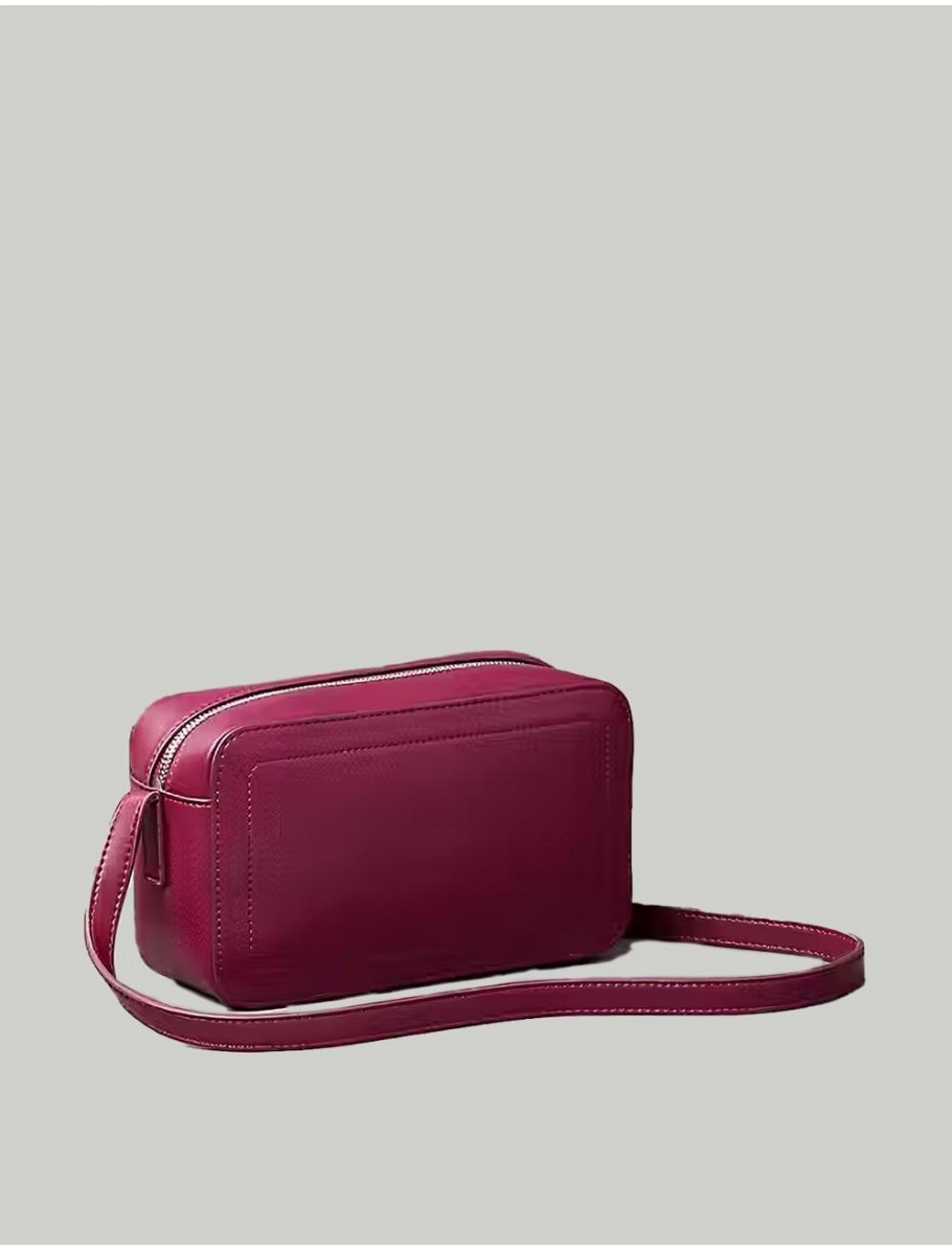 BOLSO CALVIN KLEIN BOLD CK CAMERA BAG BURDEOS