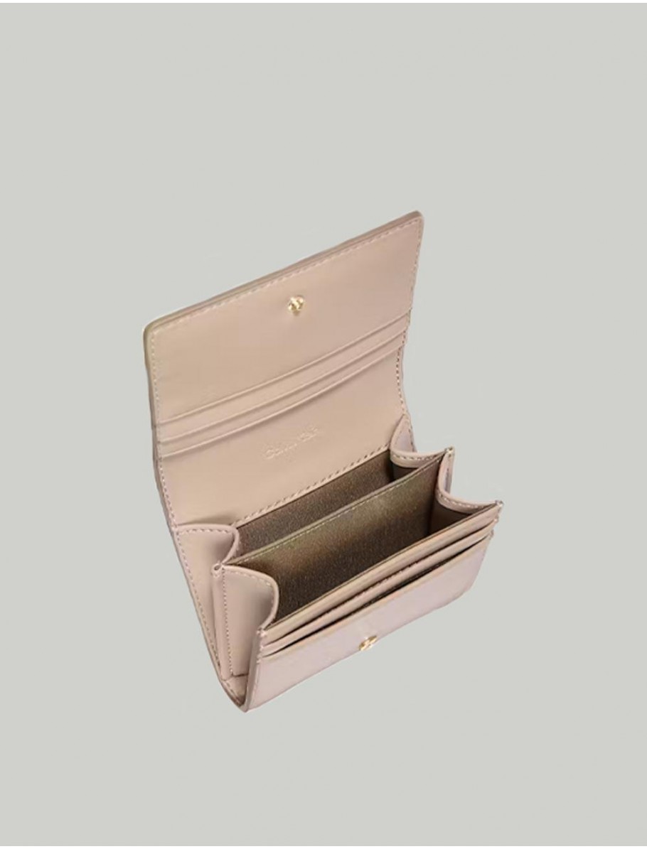 CARTERA CALVIN KLEIN BOLD CK MEDIUM BIFOLD TAUPE