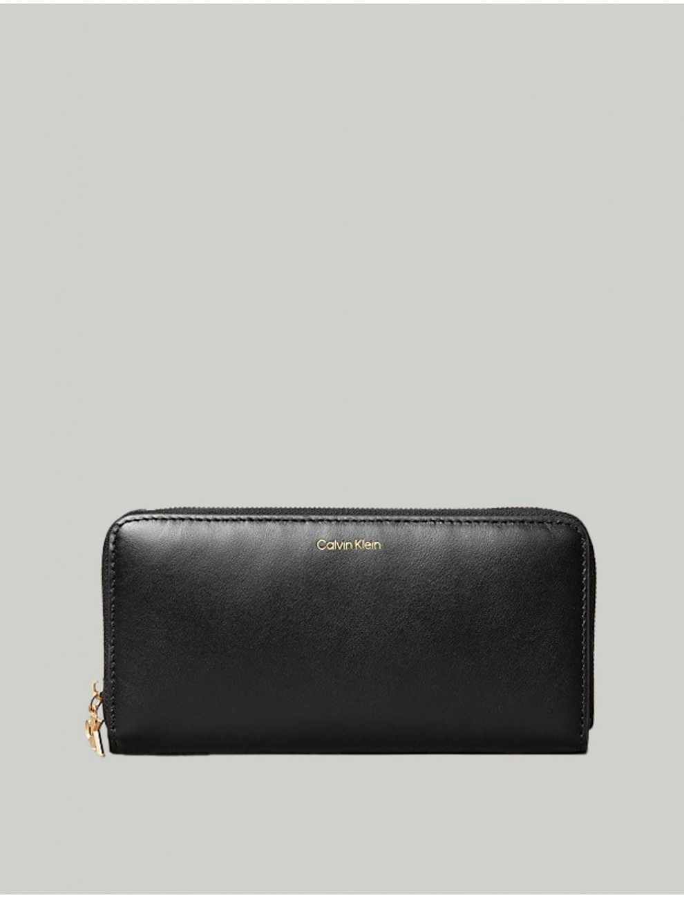 CARTERA CALVIN KLEIN CK LARGE ZIP AROUND NEGRO