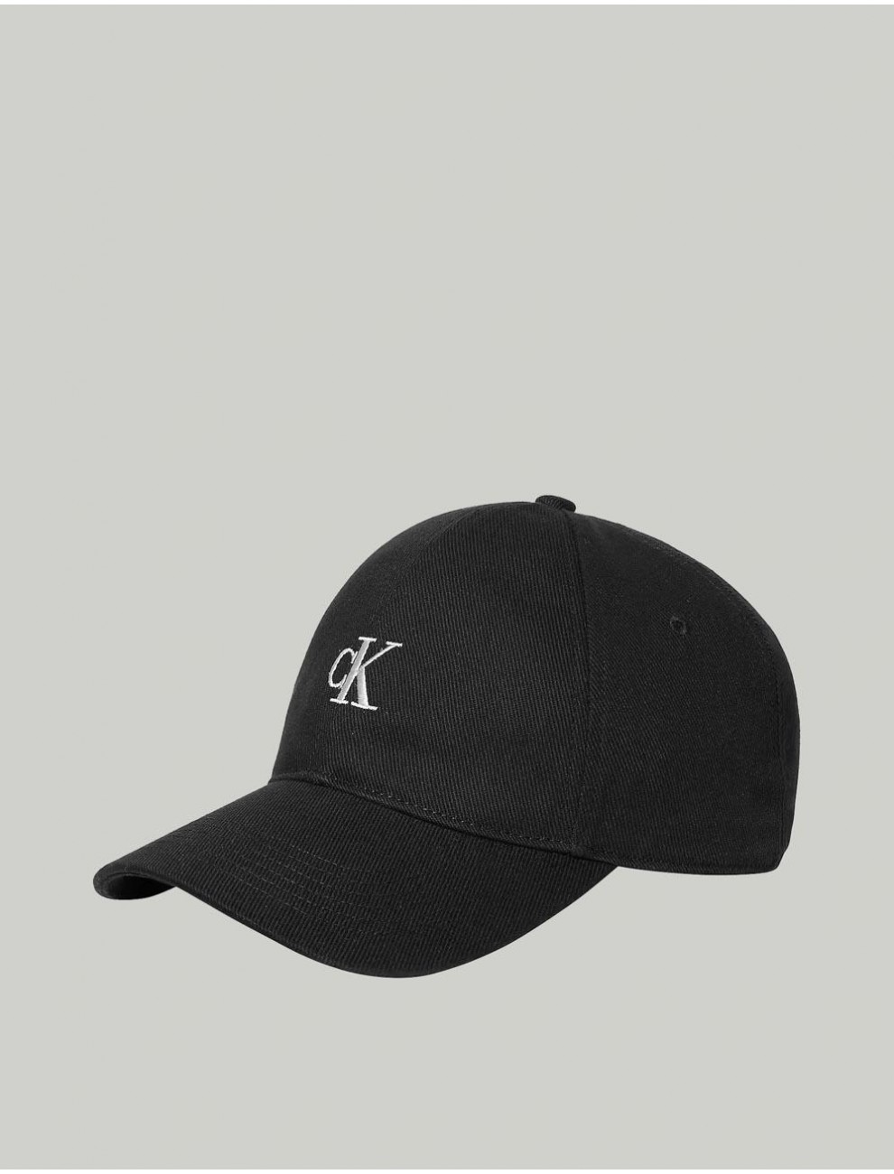 GORRA CALVIN KLEIN MONOGRAM EMBROIDERY NEGRO