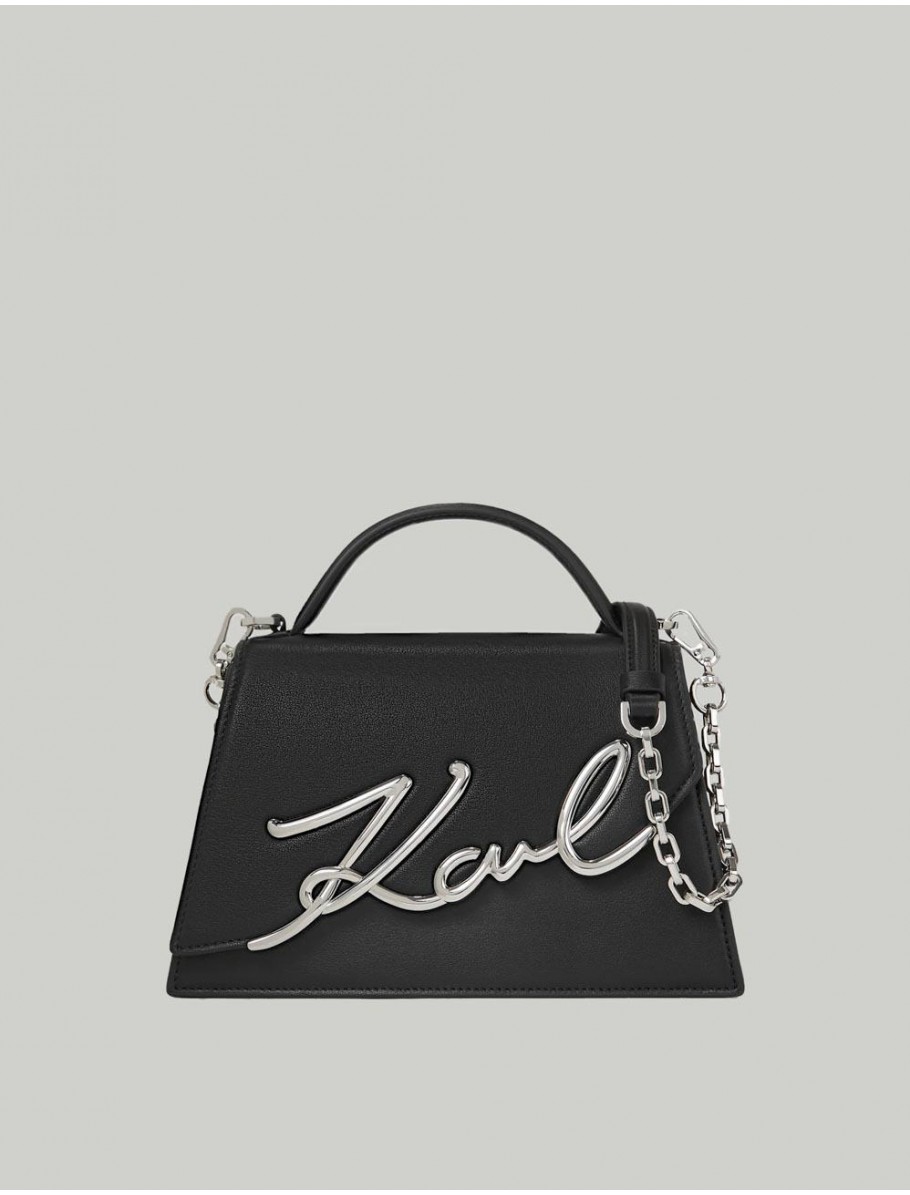 BOLSO KARL LAGERFED K SIGNATURE 20 MD CORSSBODY NEGRO