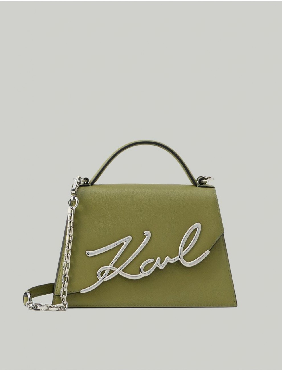 BOLSO KARL LAGERFED K SIGNATURE 20 MD CORSSBODY VERDE