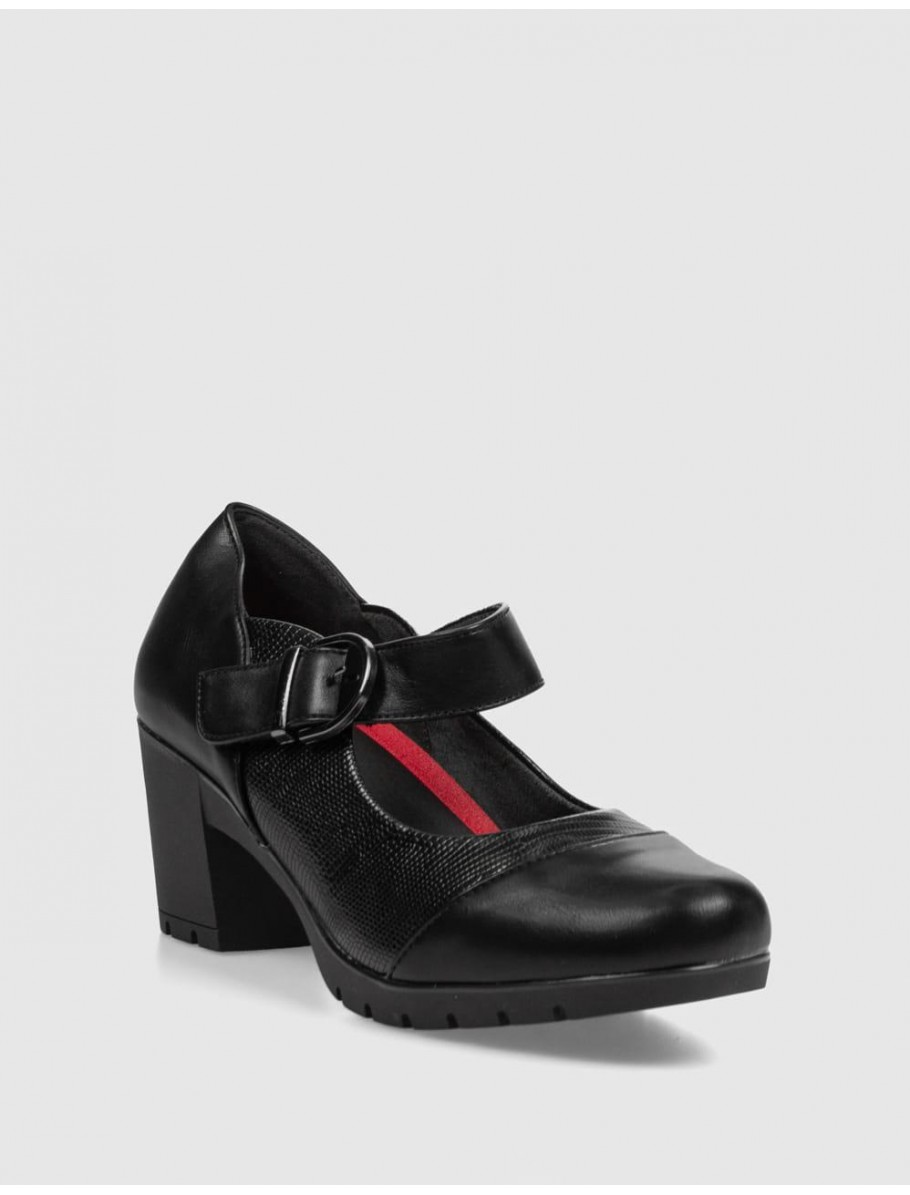 ZAPATO KAMOME TRENDS OHARA NEGRO