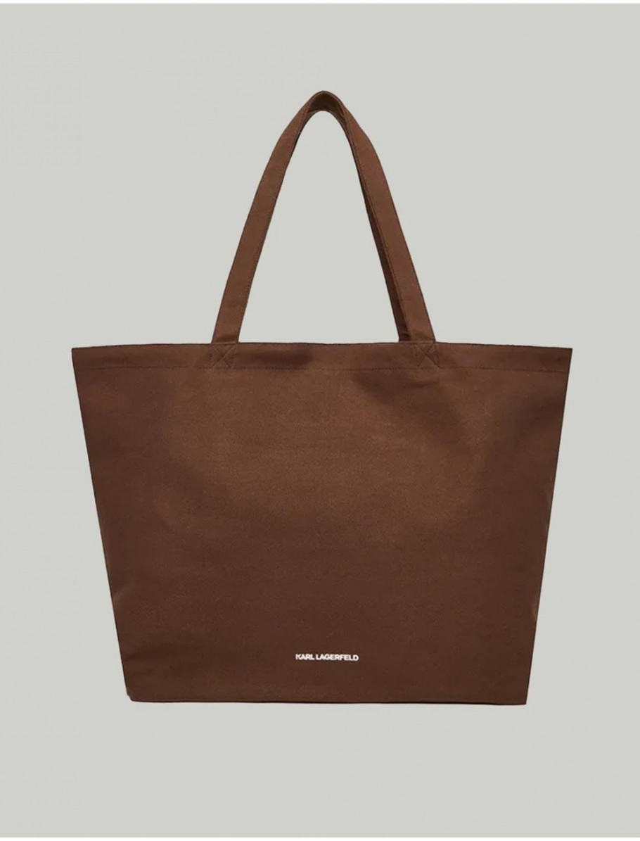 BOLSO KARL LAGERFED K RSG CANVAS MARRoN