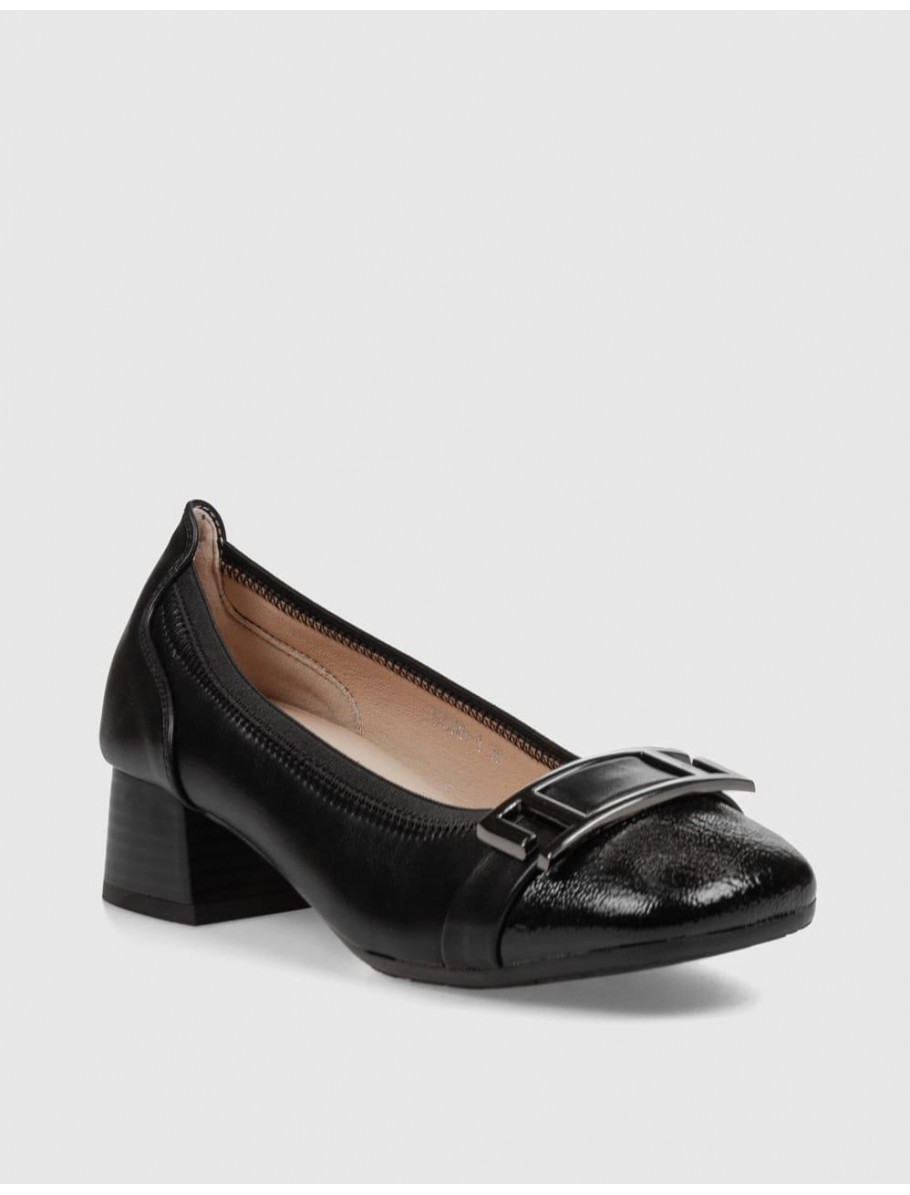 ZAPATO KAMOME TRENDS NAHLA NEGRO