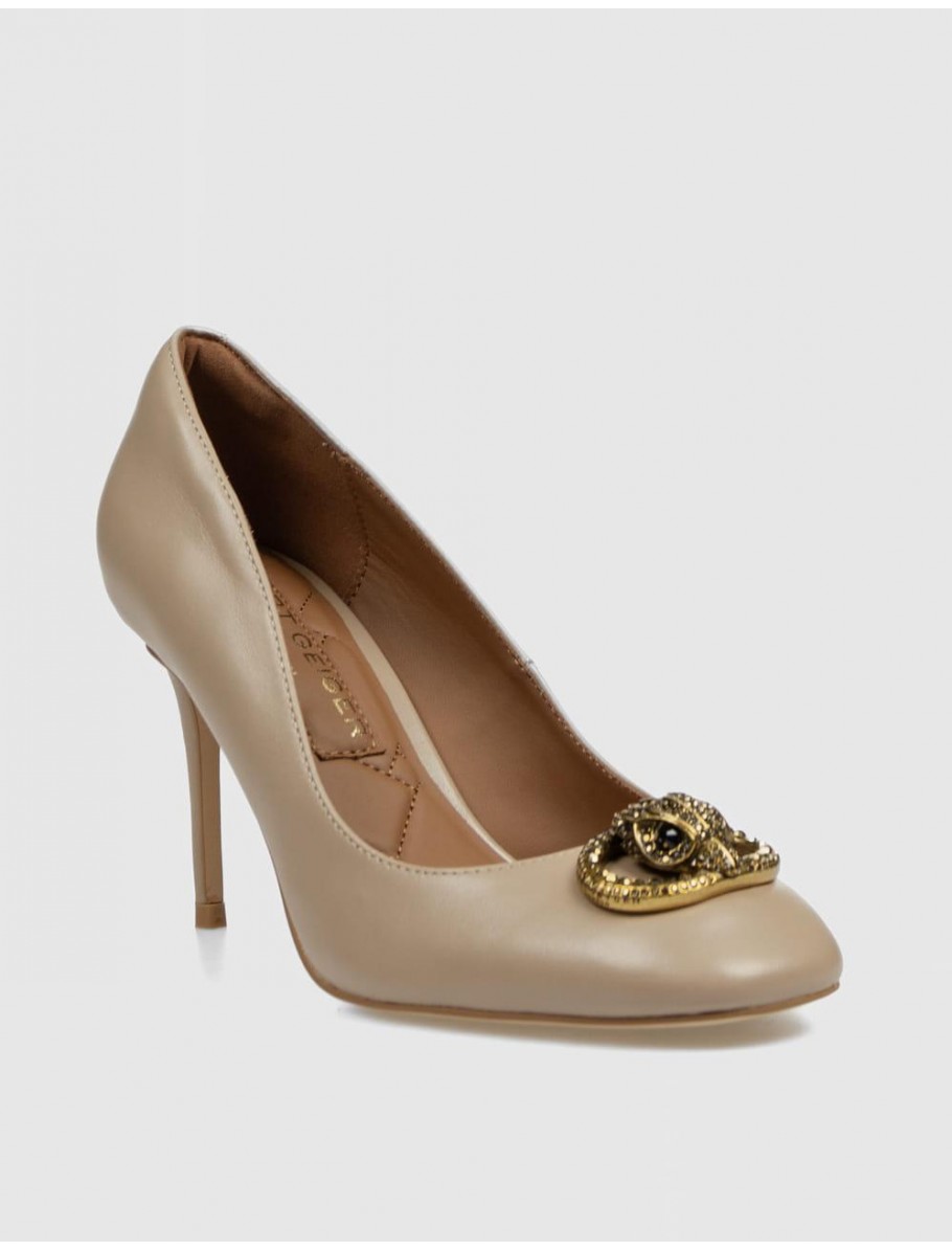 SALoN KURT GEIGER CHELSEA ROUND TOE COURT BEIG