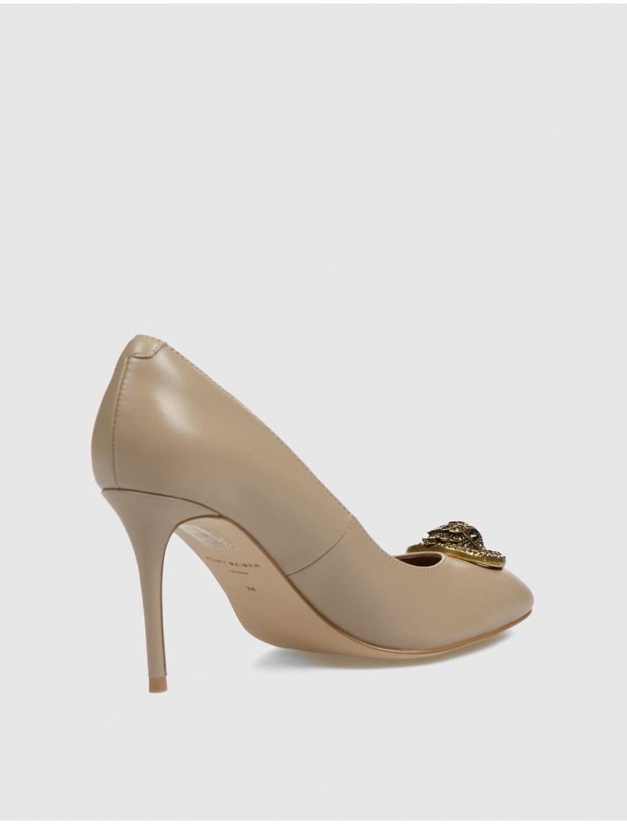 SALoN KURT GEIGER CHELSEA ROUND TOE COURT BEIG
