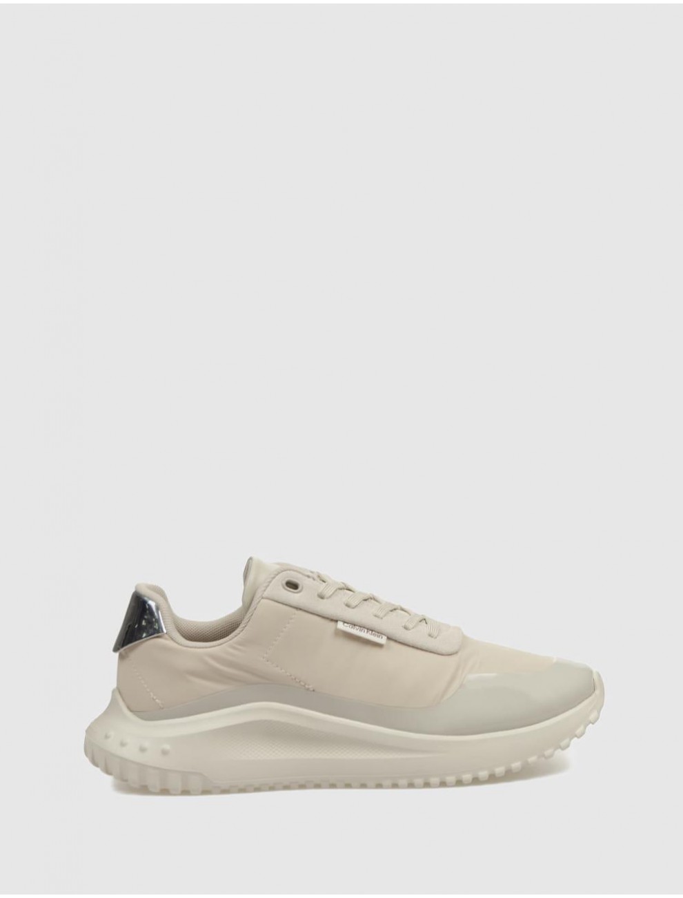 ZAPATILLA CALVIN KLEIN EVA RUNNER LACE UP MAT MIX BEIG