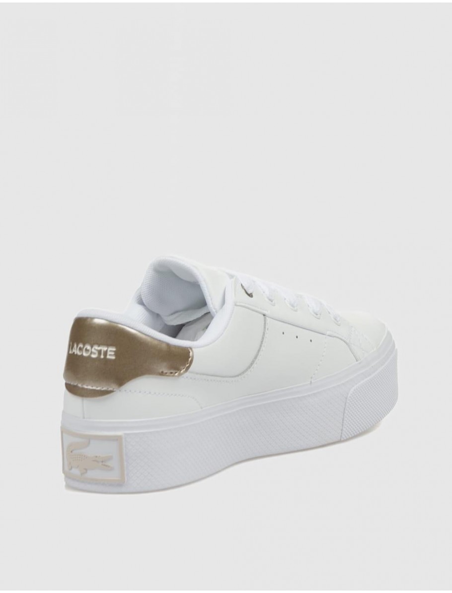 ZAPATILLA LACOSTE ZIANE PLATFORM BLANCO