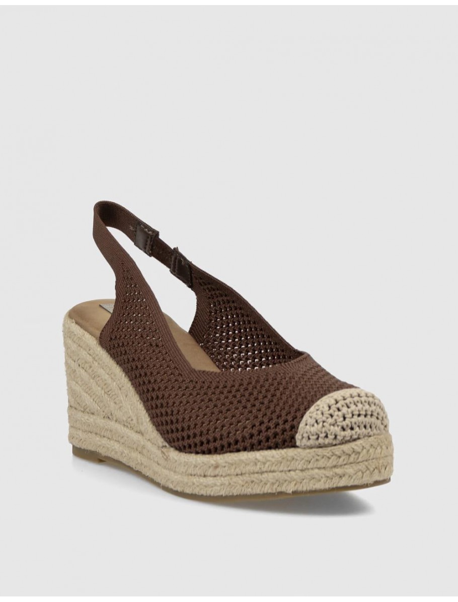 ALPARGATA KAMOME TRENDS BERTA MARRoN