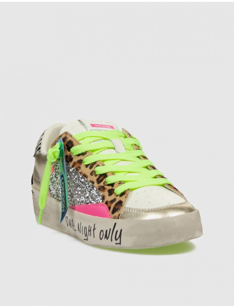 ZAPATILLA CRIME LONDON SK8 DELUXE LEOPARDO