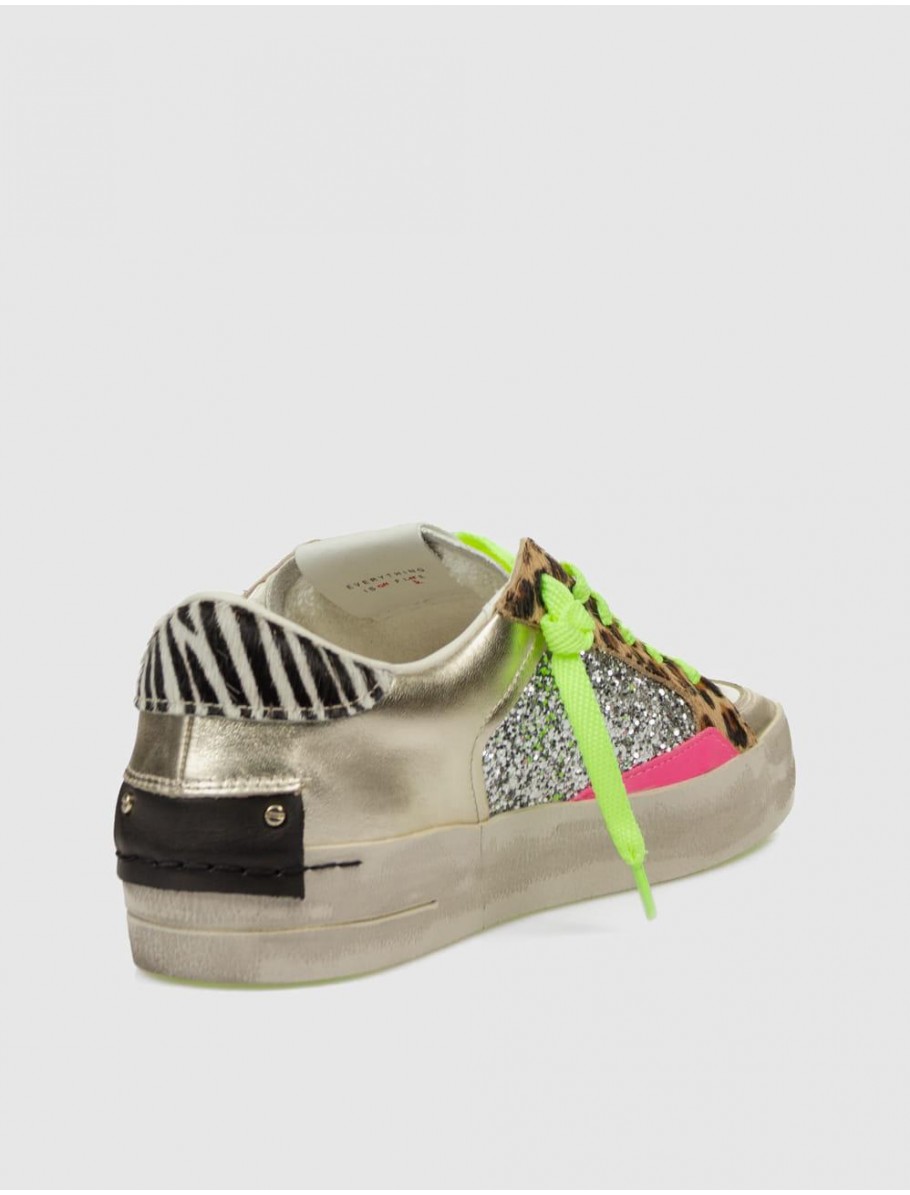 ZAPATILLA CRIME LONDON SK8 DELUXE LEOPARDO