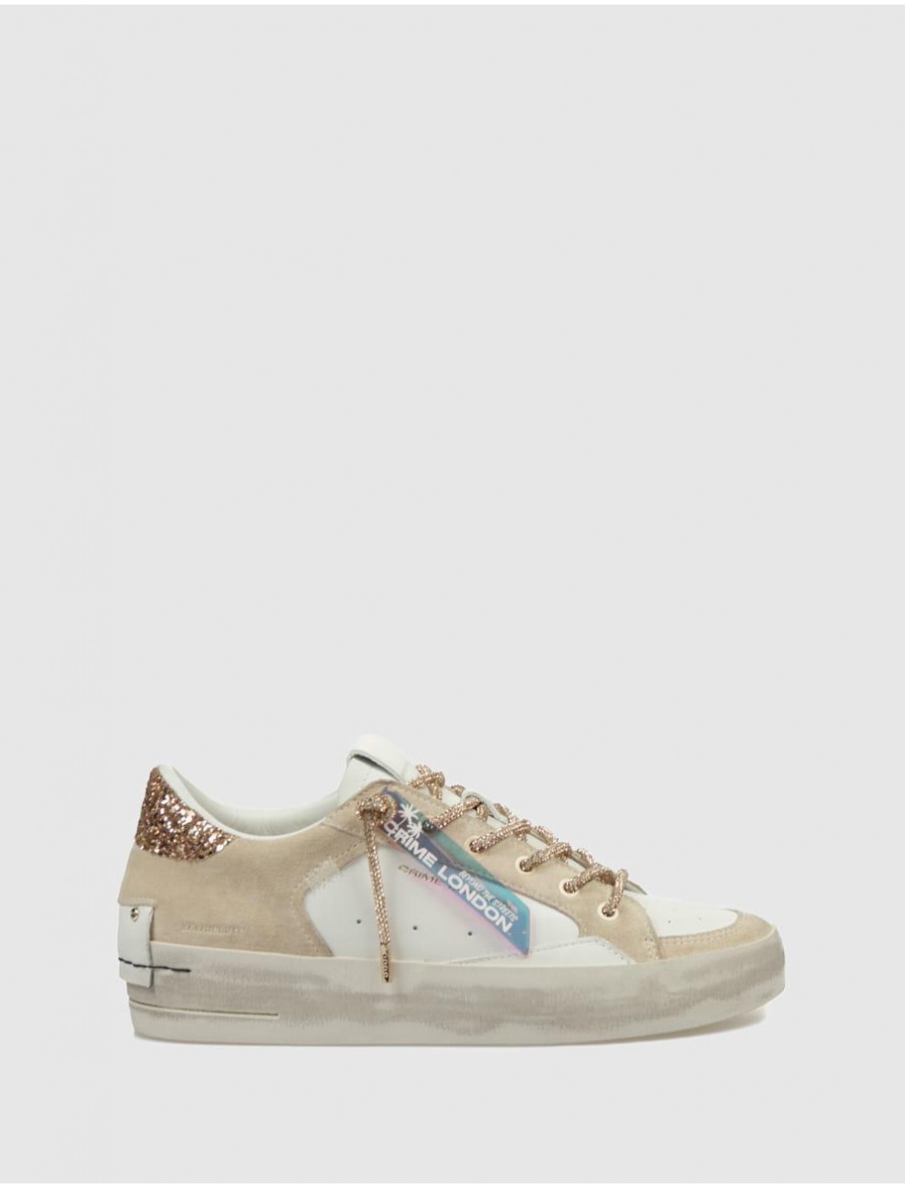 ZAPATILLA CRIME LONDON SK8 DELUXE WEDGE BEIG