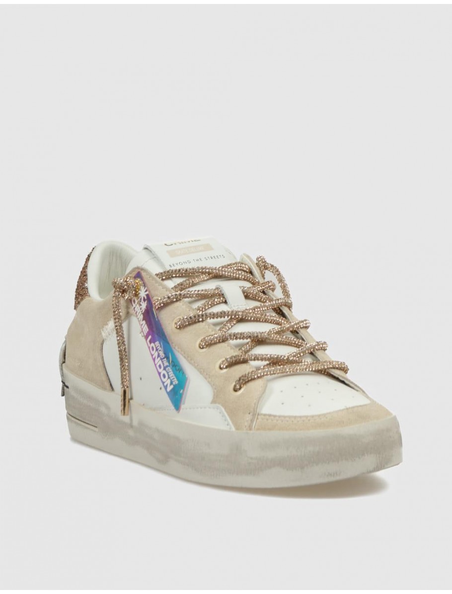 ZAPATILLA CRIME LONDON SK8 DELUXE WEDGE BEIG
