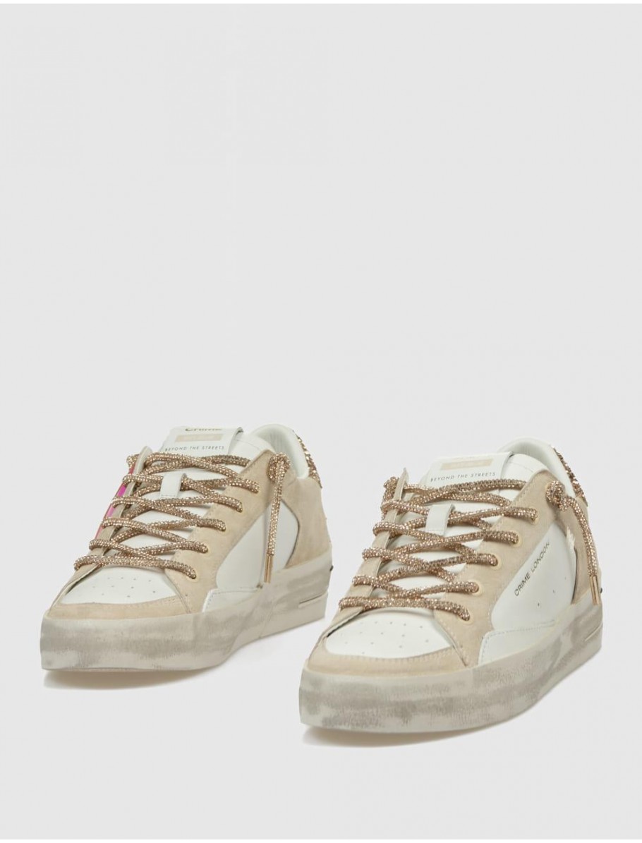 ZAPATILLA CRIME LONDON SK8 DELUXE WEDGE BEIG