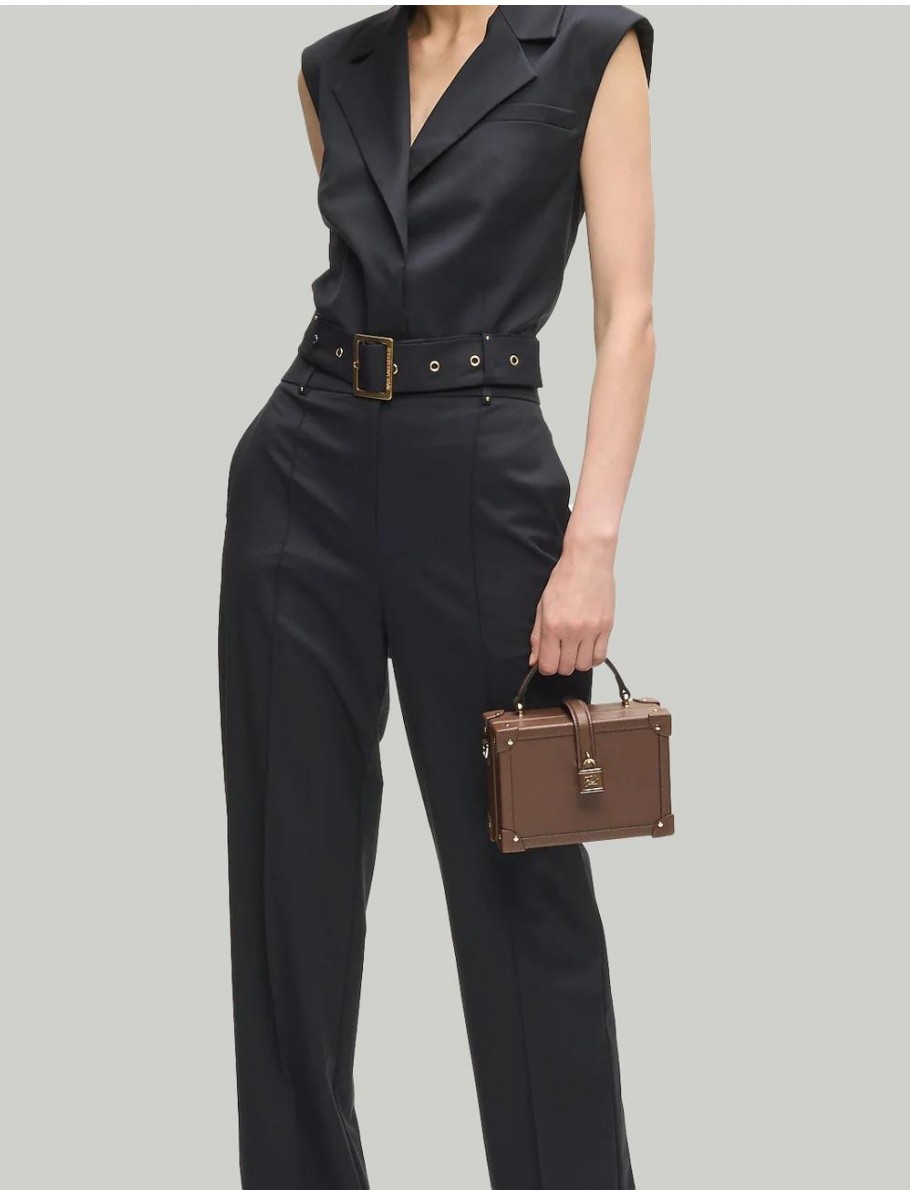 BOLSO KARL LAGERFED K AUTOGRAPH PADLOCK SM TRUNK MARRoN
