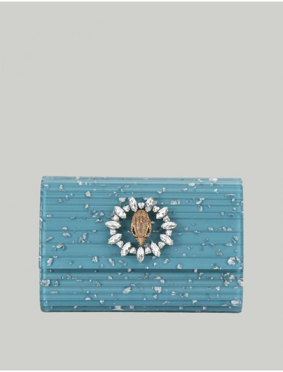 BOLSO KURT GEIGER PARTY EAGLE C CLUTCH AZUL