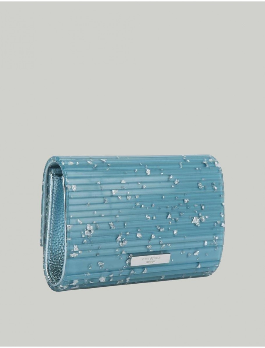 BOLSO KURT GEIGER PARTY EAGLE C CLUTCH AZUL