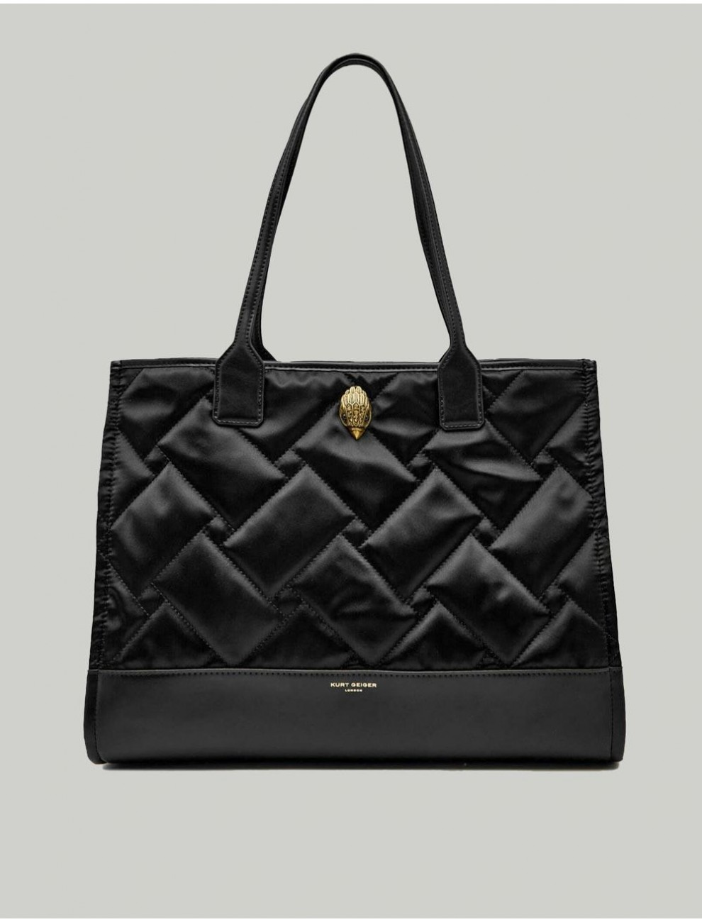 BOLSO KURT GEIGER RECYCLED SQ SM SHOPPER NEGRO