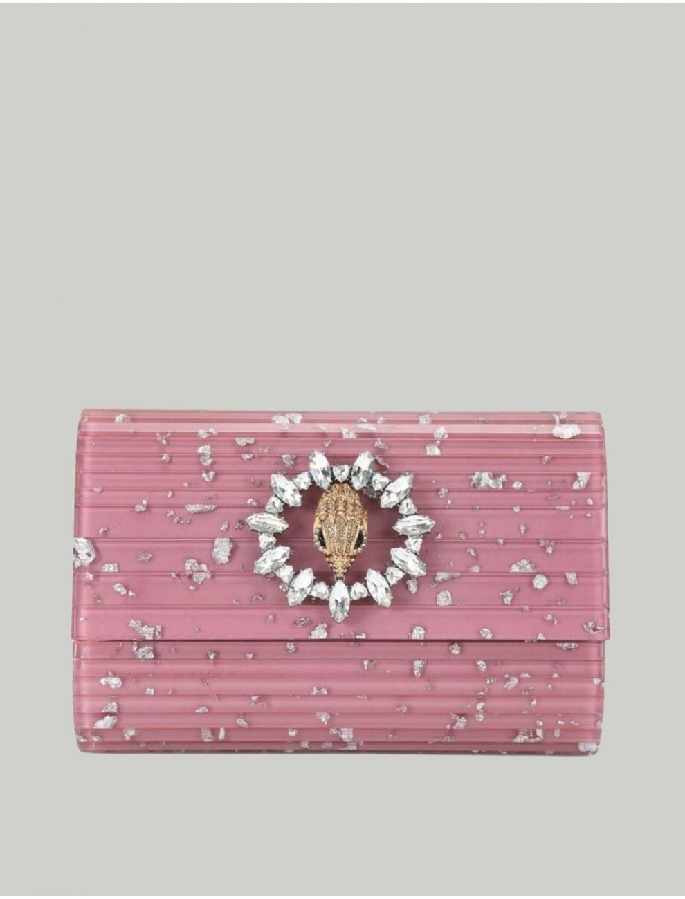 BOLSO KURT GEIGER PARTY EAGLE C CLUTCH ROSA