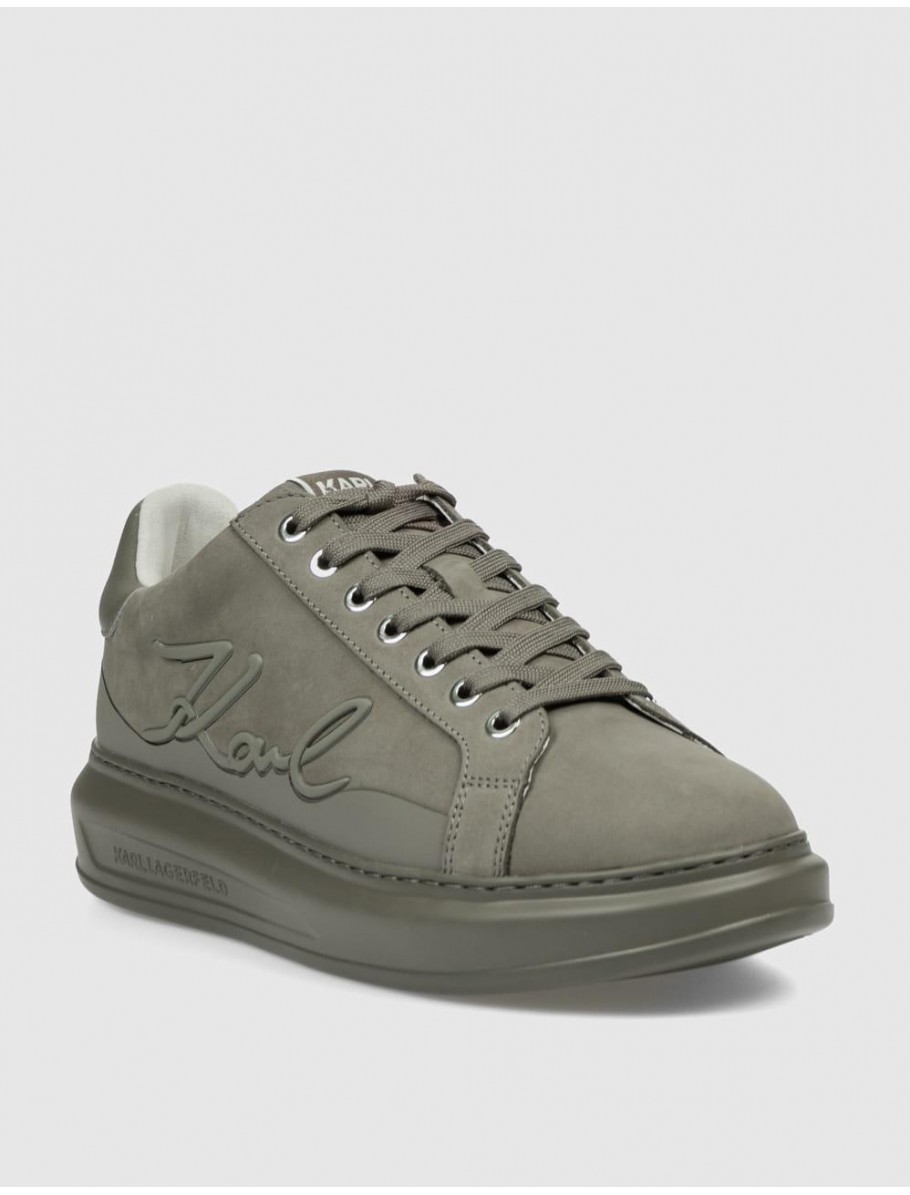 ZAPATILLA KARL LAGERFED KAPRI MENS KARL SIGNIA SHINE VERDE